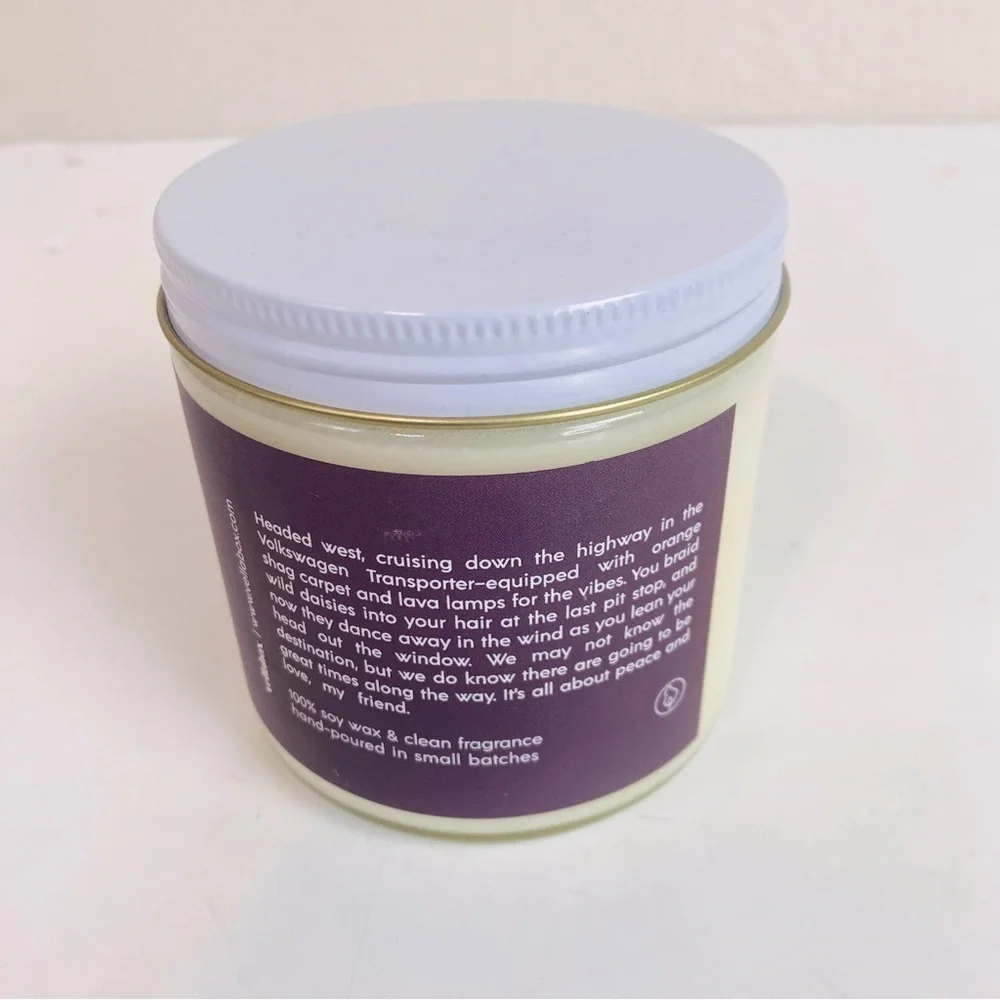 Vella & Co. Groovy 100% Soy Wax Mood Collection Hand Pour Candle 8oz